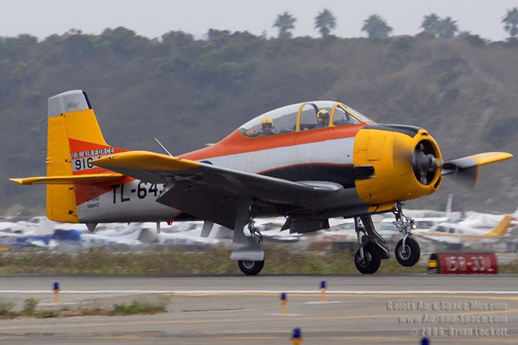 Goleta Air and Space Museum: T-28A Trojan, N81643